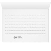 Weddenschapskaart Paars Hollywood Glam (Binenzijde Horizontaal (Onderkant))