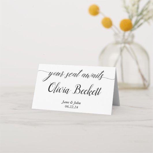 Weddenschapskaart Plaatskaartje (Voorkant)