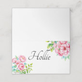 Weddenschapskaart Plaatskaartje (Buitenkant ongevouwen)