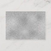 Weddenschapskaart | Plum Paars, FAUX Silver Foil Plaatskaartje (Achterkant)