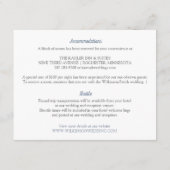 Weddenschapskaart | Soort borstel (mosterdblauw) Informatiekaartje (Achterkant)