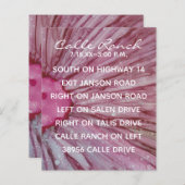 Weddenschapskaart Turquoise en Lavender (Voorkant / Achterkant)