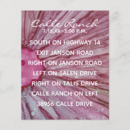 Weddenschapskaart Turquoise en Lavender