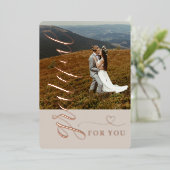 Weddenschapskaart voor Folie Feestdagenkaart (Staand Voorkant)