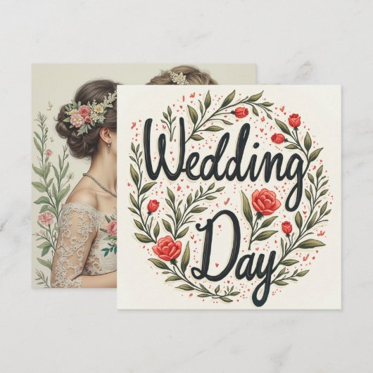 Weddenschapskaarten Feestdagenkaart (Voorkant / Achterkant)