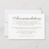 Weddenschapskaarten | Floral Art Nouveau RSVP Kaartje (Achterkant)