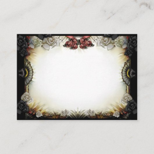 Weddenschapskaarten Halloween BLANK Plaatskaartje (Voorkant)