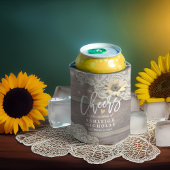 Weddenschapskaarten naar liefdeshout Zonnebloemen  Blikjeskoeler