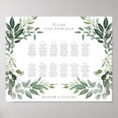 Weddenschapskaartje Foliage Bouquet Poster (Voorkant)