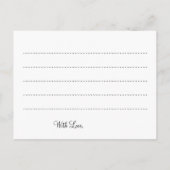 Weddenschapskaartpartij Sparkles Gold Advieskaart (Achterkant)