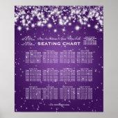 Weddenschapskabel Winter Paars Poster (Voorkant)