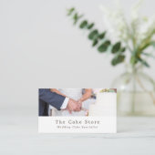 Weddenschapskap, koekjesmaker, koekjeswinkel visitekaartje (Staand voorkant)