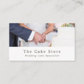 Weddenschapskap, koekjesmaker, koekjeswinkel visitekaartje (Voorkant)