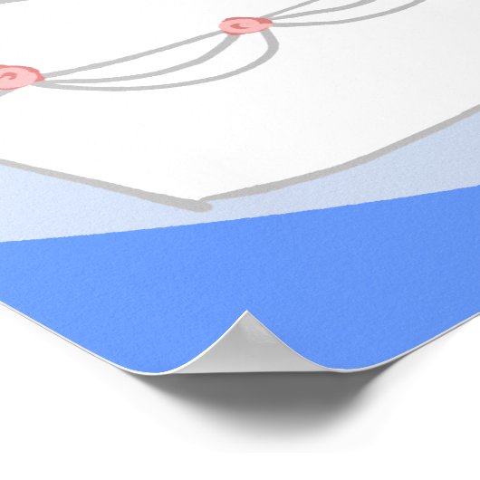 Weddenschapskap Twee bruidjes Poster (Hoek)