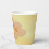 Weddenschapskiezen Aziatische drukke bloemen Papieren Bekers (Achterkant)