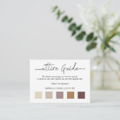 Weddenschapskleurcode Informatiekaartje (Staand voorkant)