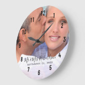 Weddenschapskoppel Foto aangepast grote klok (Hoek)