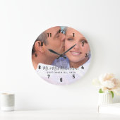 Weddenschapskoppel Foto aangepast grote klok (Huis)