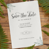 Weddenschapsmonogram Eucalyptus Save the Date