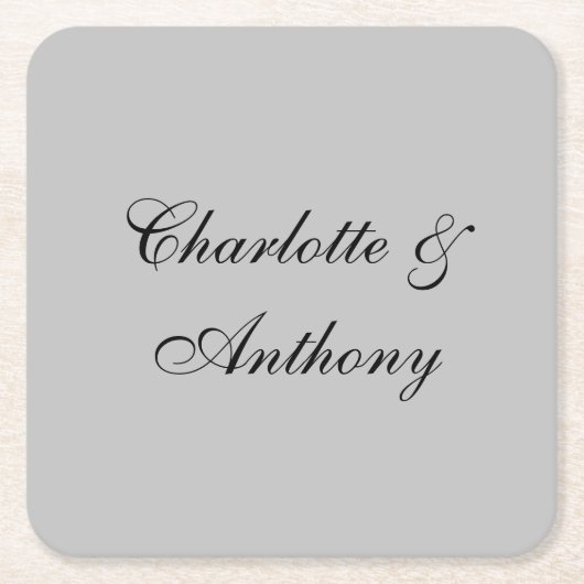 Weddenschapsnaam Klassiek handschrift Kartonnen Onderzetters (Voorkant)