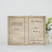 weddenschapsprogramma op papier (Staand voorkant)