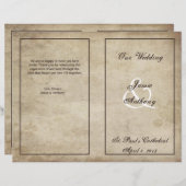 weddenschapsprogramma op papier (Voorkant / Achterkant)