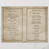 weddenschapsprogramma op papier (Achterkant)