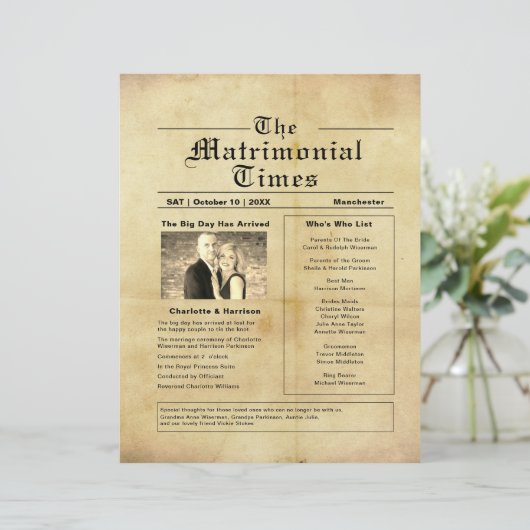  weddenschapsprogramma voor kranten (Staand voorkant)