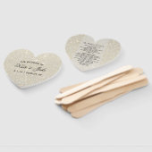 Weddenschapsprogramma - White Gold Glitter Fab Handwaaier (Niet-gemonteerd)