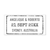 Weddenschapsstempel Aangepaste bestemming Rubberstempel (Afrduk)