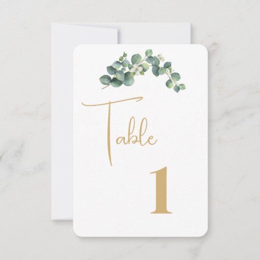 Weddenschapstabel Bedankkaart (Voorkant)