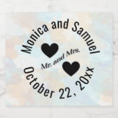 Weddenschapsthema met datumnamen bier Etiket (Enkel label)