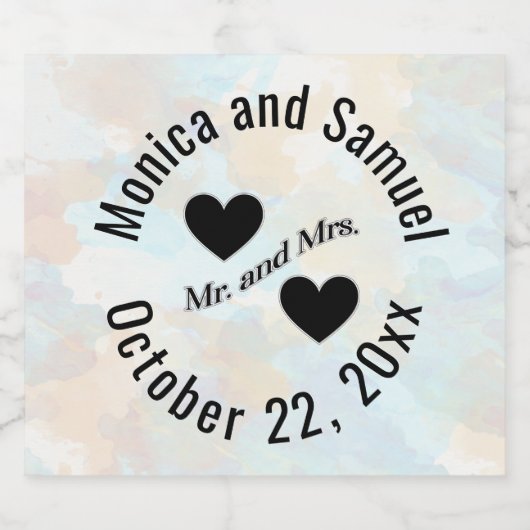 Weddenschapsthema met datumnamen bier Etiket (Enkel label)