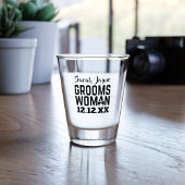 Weddenschapsvoorstel Groomsoman Shot Glass Glas