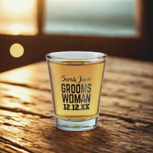 Weddenschapsvoorstel Groomsoman Shot Glass Glas