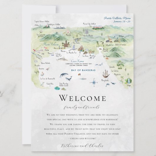 Weddenschapsweek in Puerto Vallarta | Reisroute (Voorkant)