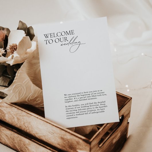 Weddenschapsweek reistijdlijn Elegant Boklet Drieluik Wenskaart