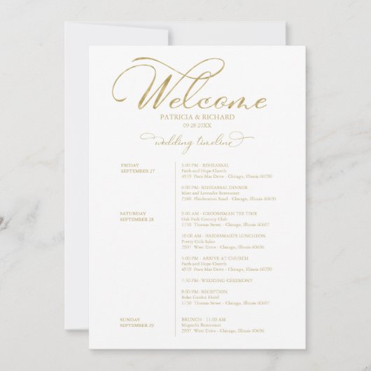 Weddenschapsweek reistijdlijn legant kaart (Voorkant)