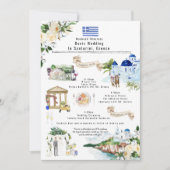 Weddenschapsweek | Santorini Griekenland Kaart (Voorkant)