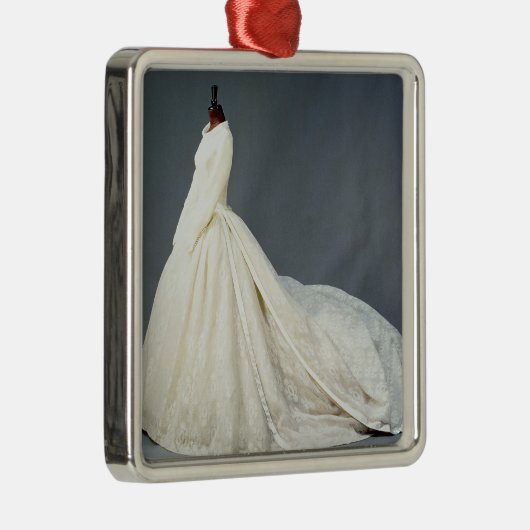 Weddensjurk van Katharine Worsley Metalen Ornament (Rechts)