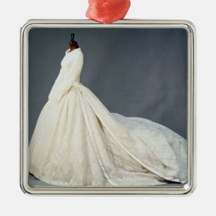 Weddensjurk van Katharine Worsley Metalen Ornament