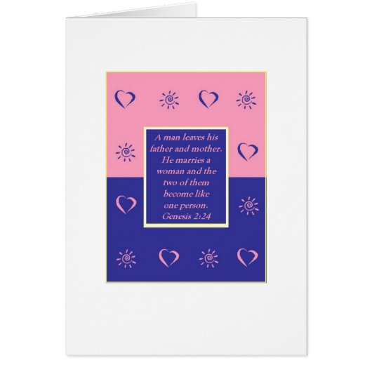 Weddenskaart (Voorkant)