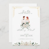 Weddenskaart Feestdagenkaart (Voorkant / Achterkant)