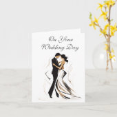 Weddenskaart Kaart (Gele Bloem)