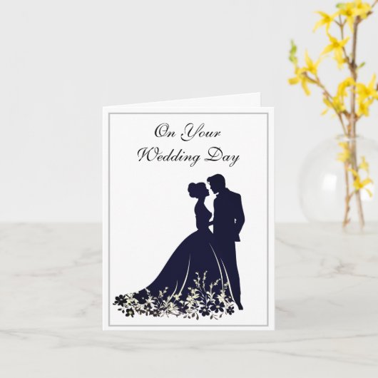 Weddenskaart Kaart (Gele Bloem)