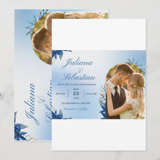 Weddenskaart Kaart (Voorkant / Achterkant)