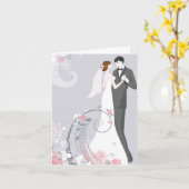 Weddenskaart Kaart (Gele Bloem)