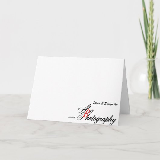 Weddenskaart Kaart (Achterkant)