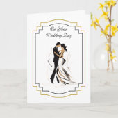 Weddenskaart Kaart (Gele Bloem)