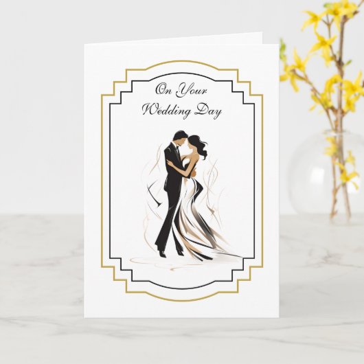 Weddenskaart Kaart (Gele Bloem)